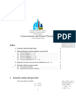 Consecuencias Del Primer Principio: Indice