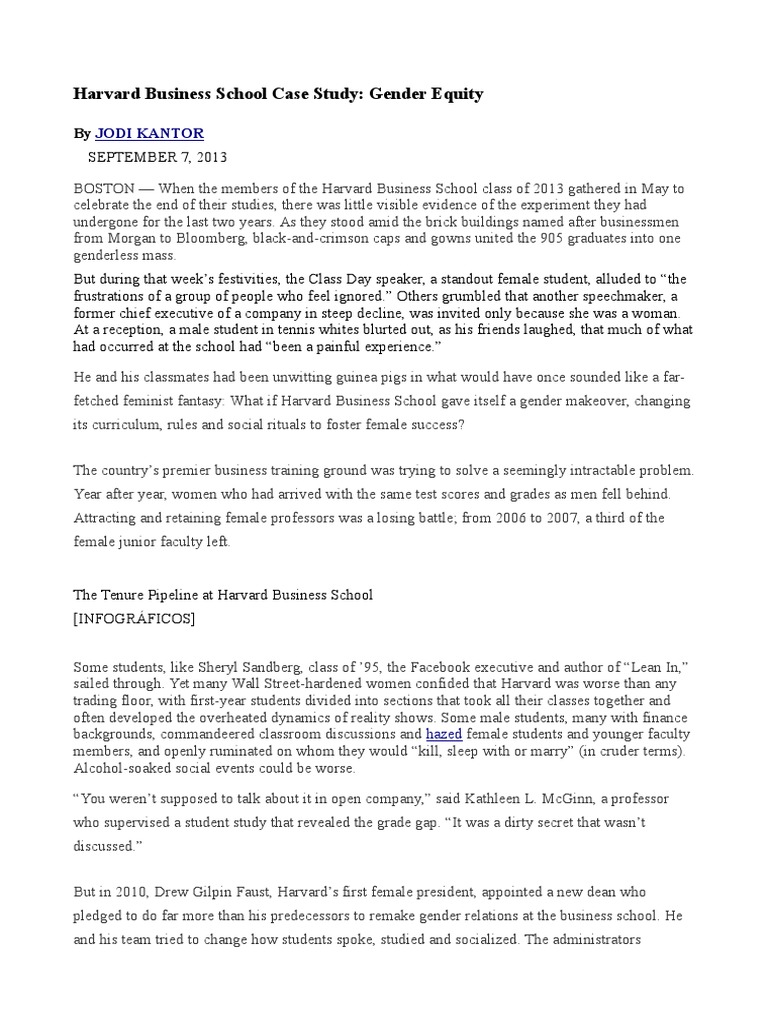 Harvard university case study picture