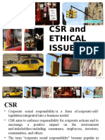 CSR and Ethical Issues
