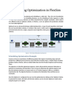 Scheduling Optimization