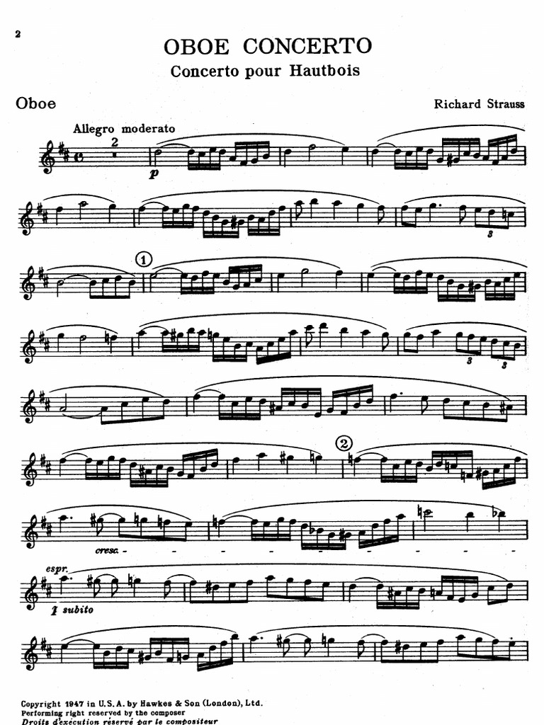 Strauss Oboe Concerto