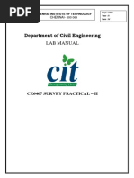 Surveying II Lab Manual