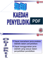 Kuliah 12 Analisis Deskriptif Dan Inferensi