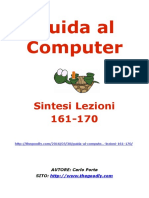 Guida al Computer - Sintesi Lezioni 161-170