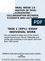 Tutorial Week 13-Preparation of Task