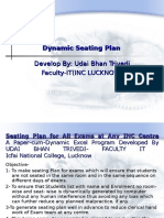 User Manuals - Dynamic Seating Plan