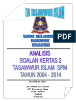 Soalan SPM Sebenar Ikut Bab 2004 2014