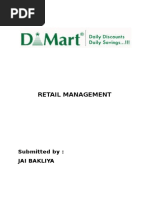 D Mart Report Mba