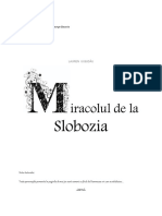 Miracolul de La Slobozia (Monodrama Teatru-Comedie)