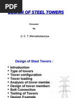 Download Design of Steel Tower by udara SN305913027 doc pdf