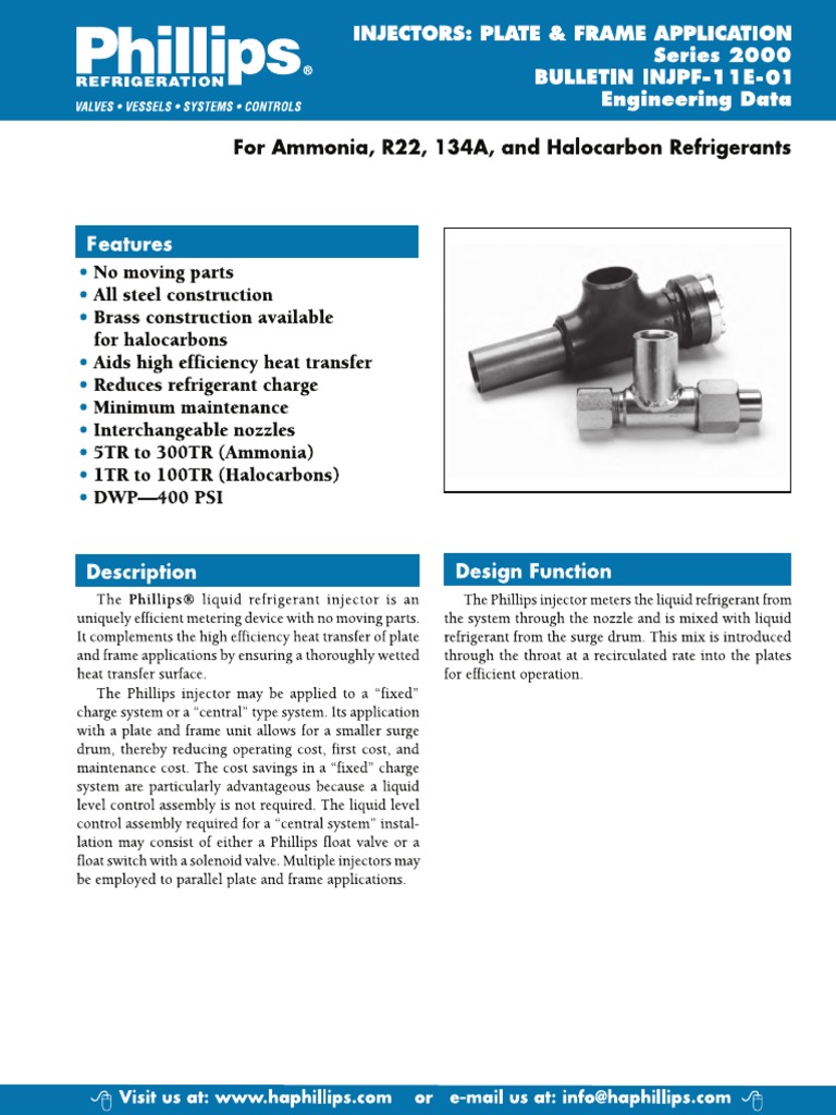 Ammonia Surge Drum Injector Type | PDF