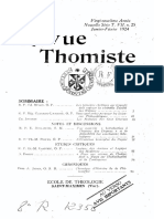 Revue Thomiste 1924 Completo