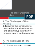 The Art of Watching Films