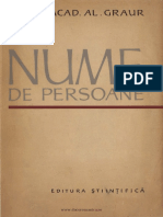 [1965] Nume de Persoane (Alexandru Graur)