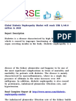 Global Diabetic Nephropathy Market Will Reach US$ 3,145.9 Million in 2020