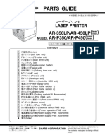 Sharp ARP350 P450 Parts Catalog