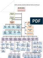 Organigrama Del Hospital Regional de Medicina Tropical "Julio César Demarini Caro" - Chanchamayo 2015