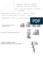 Exercicos de Reforço 5