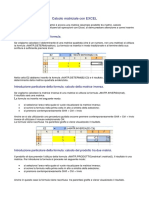 6 Calcolo Matriciale Con Excel