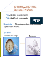 Aula - Avaliação Da Força e Endurance Muscular Respiratória