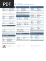 Python Cheat Sheet | PDF | Data | System Software