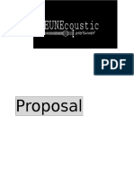 Jeunecoustic Proposal