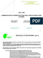 COMMUNICATION SYSTEMS FOR LONG HAUL LINKS ON 500KV HVAC SYSTEMS 