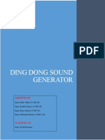 Ding Dong Sound Generator - Report