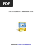 Guide For Using IMacros To Pull Real Estate Records