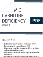 Systemic Carnitine Deficiency: Causes, Symptoms and Treatment