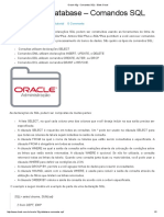 Oracle 10g - Comandos SQL - IBack Cloud