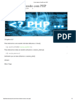Como Destruir Sessão Com PHP