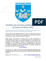 Synthèse des réunions publiques sur les déchets en 2015