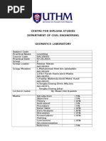 Report Ukur Aras