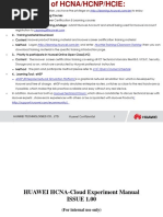 HCNA Cloud BCCP Lab Guide