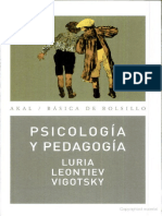 Vigotsky Leontiev Luria 1 Psicologia y Pedagogia