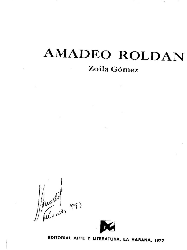 Gómez - Amadeo Roldan | PDF
