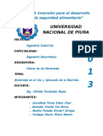 Materiales en El Uso y Aplicación en La Electrónica