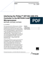 Interfacing The Philips™ Isp1362 Usb Otg Controller To The Mcf5249 Coldfire Microprocessor