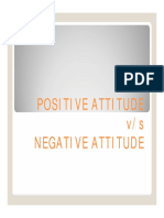 Positive Attitude Vs Negative Attitude