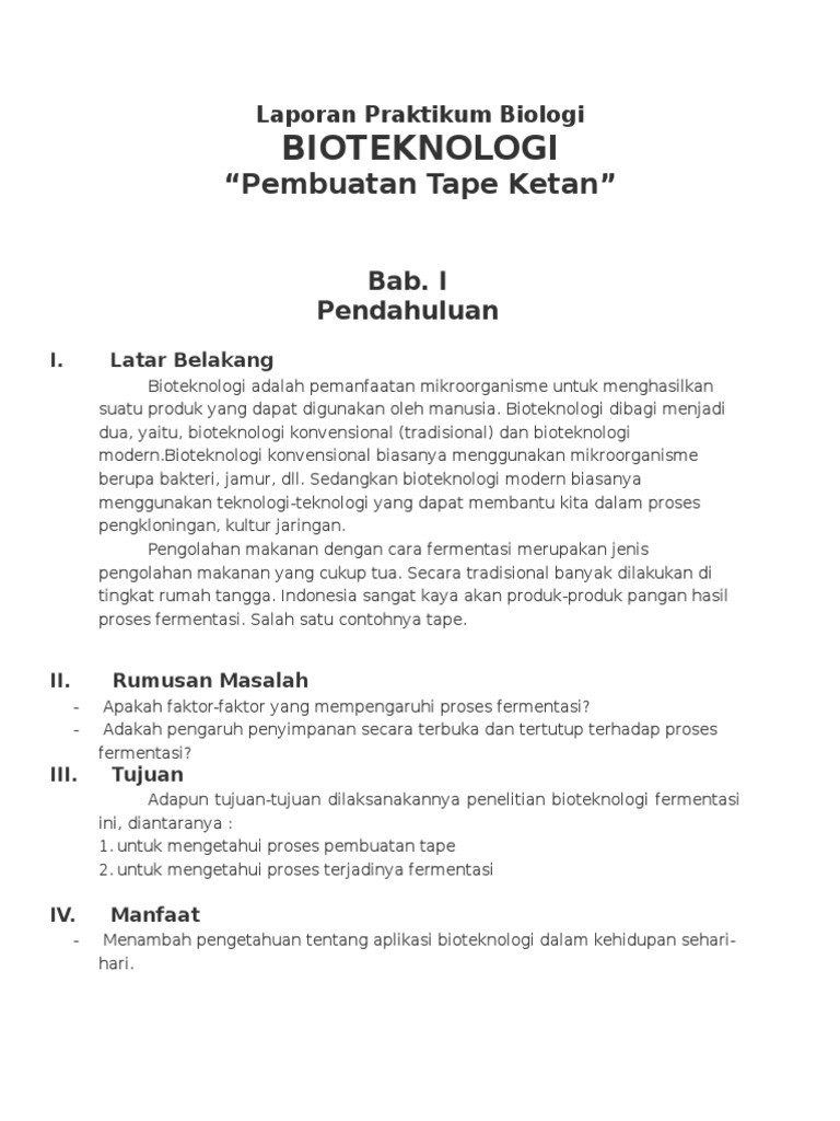 Contoh Laporan Praktikum Biologi Tentang Difusi Dan 