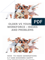 Older Vs Younger Workforce: Issues and Problems