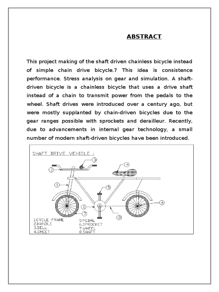 chainless bicycle ppt