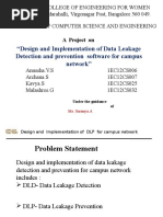 Design and Implementation of Data Leakage Detection and Prevention Software For Campus Network