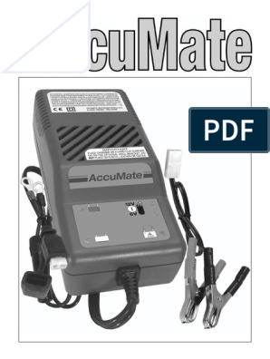 Accumate Manual, PDF, Battery Charger
