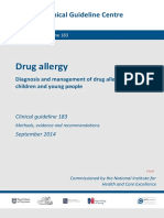 Drug Allergy: National Clinical Guideline Centre