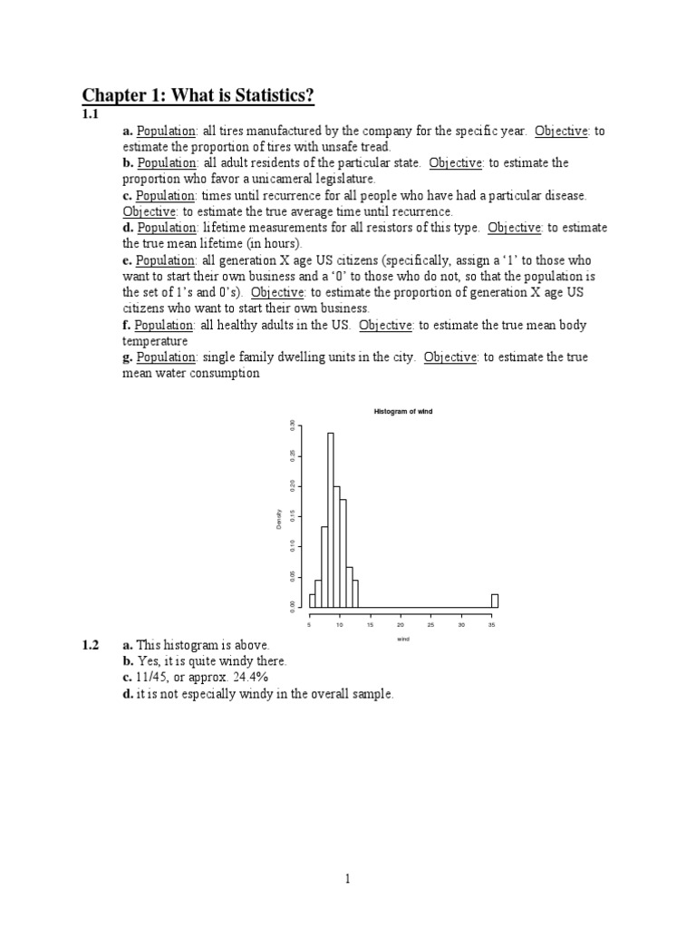 Mathematical Statistics with Applications Chapter1 solution | Standard  Deviation | Statistical Theory