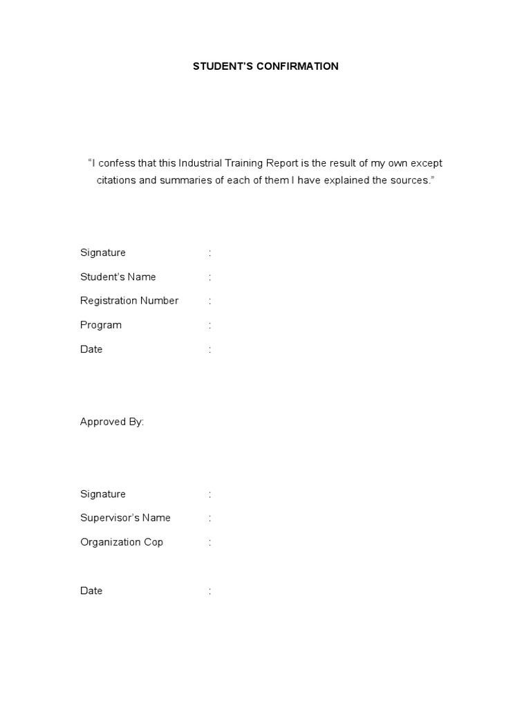 STUDENT Confirmation | PDF | Career & Growth | Finance & Money Management
