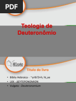 6 - Teologia de Deuteronômio