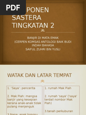 Banjir Di Mata Emak